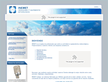 Tablet Screenshot of inemet.com